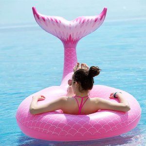New Giant Inflatable Mermaid Tail Pool Float